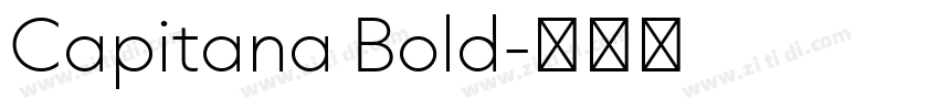Capitana Bold字体转换